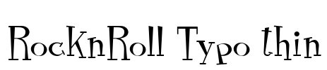 RocknRoll Typo thin