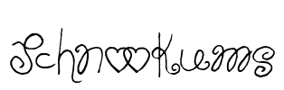 Schnookums Font Image