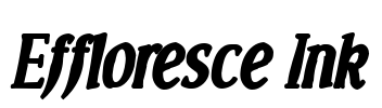 Effloresce Ink Font Image