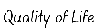 Quality of Life Font Image