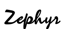 Zephyr Font Image