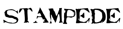 Stampede Font Image