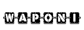 Waponi Font Image