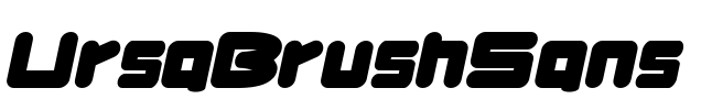 UrsaBrushSans