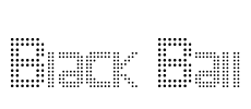 Black Ball Font Image