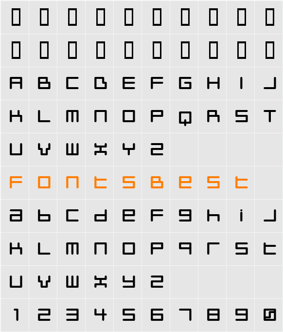 Neustyle Character Map