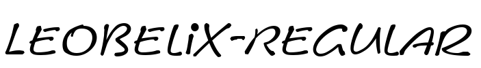 Leobelix-Regular Font Image