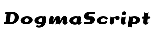 DogmaScript Font Image