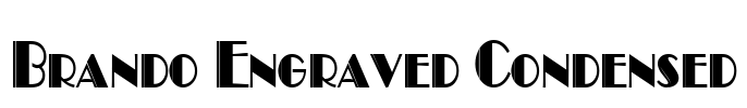 Brando Engraved Condensed