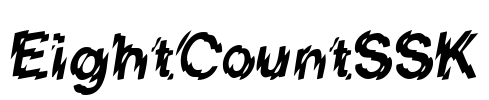 EightCountSSK Font Image