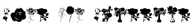 Buds and Blossoms Font Image