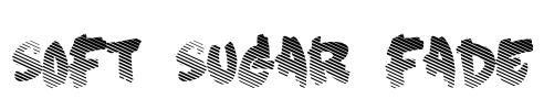 Soft Sugar fade Font Image