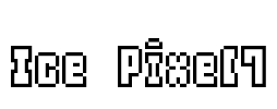 Ice Pixel7 Font Image