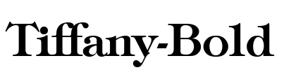 Tiffany-Bold Font Image
