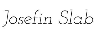 Josefin Slab
