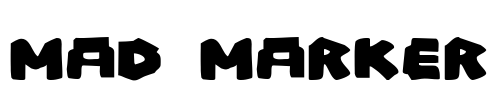 Mad Marker Font Image