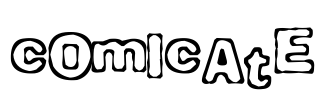 Comicate Font Image