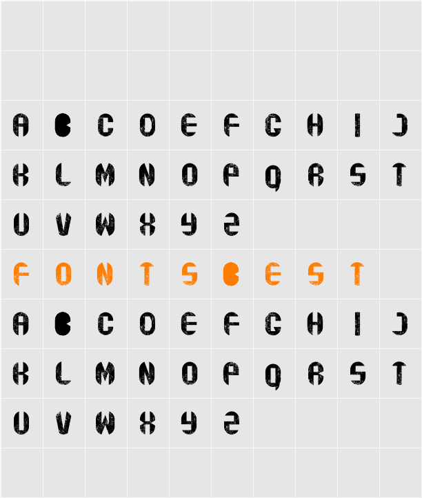 rustyfatty Character Map