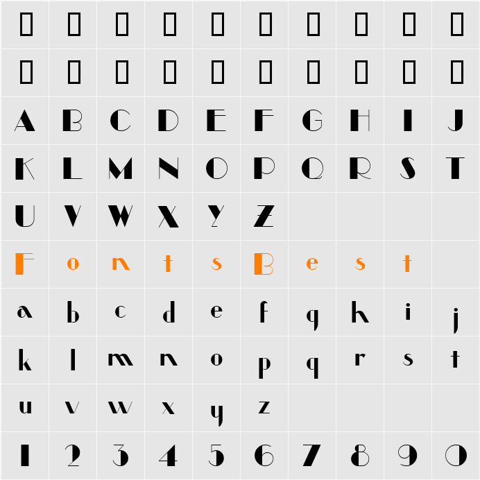 Marquis Character Map