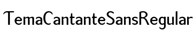 TemaCantanteSansRegular