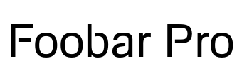 Foobar Pro