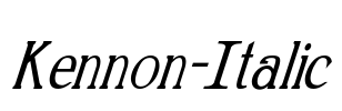 Kennon-Italic