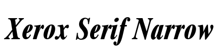 Xerox Serif Narrow