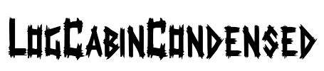 LogCabinCondensed Font Image