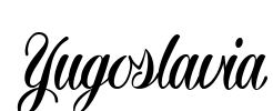 Yugoslavia Font Image