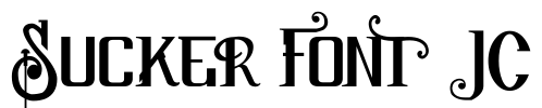 Sucker Font JC Font Image