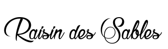 Raisin des Sables Font Image
