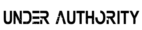 Under Authority Font Image