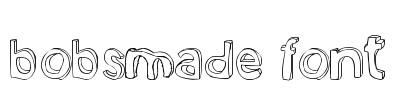 bobsmade font Font Image