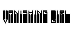 Vanishing Girl Font Image