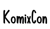 KomixCon Font Image