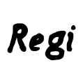 Regi Font Image
