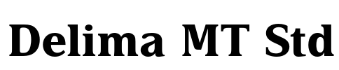 Delima MT Std Font Image