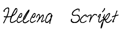 Helena Script Font Image
