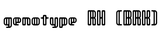genotype RH (BRK)