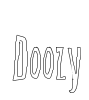 Doozy Font Image