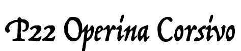 P22 Operina Corsivo Font Image