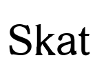 Skat Font Image