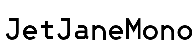 JetJaneMono Font Image