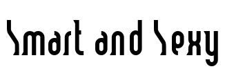 Smart and Sexy Font Image