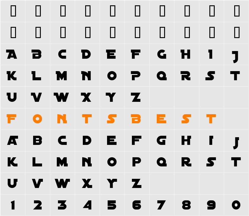 Distant Galaxy Alternate Character Map