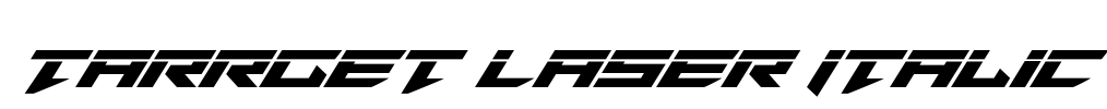 Tarrget Laser Italic