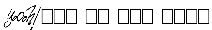 Talk of the wall Font Image