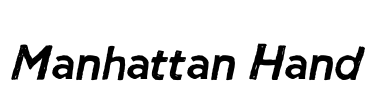 Manhattan Hand Font Image