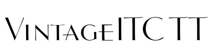 VintageITC TT Font Image