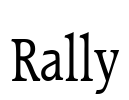 Rally Font Image
